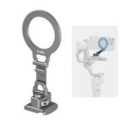 SMALLRIG Metal Phone Mount con Baseplate per Arca per DJI RS 4 Mini - 5339 | Cold Shoe Mount, Phone Tripod Mount per iPhone 16/15/14, supporto telefono per DJI RS 4 Mini