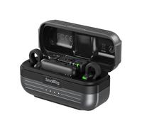SMALLRIG Microfono wireless S70 (2 TX + 2 RX + custodia di ricarica), USB-C e jack da 3,5 mm, microfono wireless compatto per telefono Android/action camera, uso 48 ore, registrazione riduzione del
