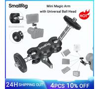SmallRig Mini braccio magico con doppia testa a sfera universale, braccio magico regolabile per monitor, microfono, luce video LED 3238B
