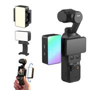 SmallRig Mini luce video a LED per DJI Osmo Pocket 4/3, batteria 650 mAh, CCT 2700K-6500K, colore rosso, verde blu, angolo regolabile, per registrazione di selfie Vlog, creatori di contenuti