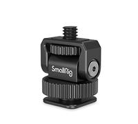 SMALLRIG Mini Supporto Inclinabile con Adattatore Cold Shoe - 3577 | Universal Cold Shoe a 1/4"-20 Adattatore a Vite, Funziona per Fotocamera, Luce e Microfono, Gabbia, Mini Supporto Inclinabile