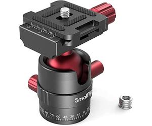 SMALLRIG Mini Treppiede Flessibile a 360° Testa Sferica con Fissaggio a Vite 1/4 per Canon per Sony per Nikon per Panasonic per DSLR, per GoPro, per Smartphone - 3034