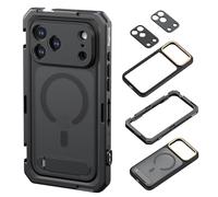 SMALLRIG Mobile Video Cage per iPhone 17 Pro Max, con custodia per telefono e piastra posteriore per obiettivo, rig video per telefono per videografia, registrazione di vlog, edizione di punta - 5543