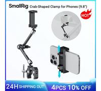 SmallRig Morsetto a forma di granchio da 9,8 pollici per telefoni con super morsetto e braccio magico con vite da 1/4"-20 per action cam Monitor Microfono -5326