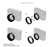 SmallRig 5215 Paraluce per FUJIFILM X metà, nero