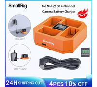 SmallRig per NP-FZ100 Caricabatteria per fotocamera a 4 canali con display a LED a ricarica rapida da 60 W per Sony NP-FZ100 per fotocamera monitor