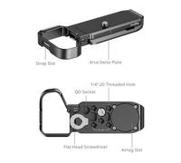 SmallRig Piastra di base con slot per air tag per Sony Alpha 7C II / Alpha 7CR 5481 nero