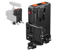 SMALLRIG Piastra di Montaggio per Batteria a Forma di V con Interfacce D-Tap e BP, Supporta l'alimentazione a Più Batterie e un Morsetto per Tubo da 15 mm e una Protezione per lo Schermo - 5881