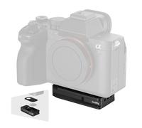 SMALLRIG Piastra di montaggio universale per AirTag e SmartTag2, piastra di base per fotocamera Arca, cuscinetto Eva integrato, viti 1/4"-20 per Sony, per Canon, per Nikon MD5422