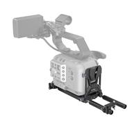 SMALLRIG Piastra per batteria V-Mount con sgancio rapido per MFT 501, morsetto da 15 mm, montaggio ricevitore wireless, staffa a V a forma di L, compatta e pieghevole