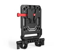 SMALLRIG Piastra V-Mount con 2 Morsetti per Asta 15mm-3016