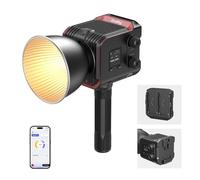 SMALLRIG RC 100B COB Luce Video 2700K-6500K con Maniglia - 4894 | Controllo App per Fotografia, Piastra Batteria Integrata, Ricarica Rapida Type-C PD, Versione Mobile, RC 100B COB Video Light
