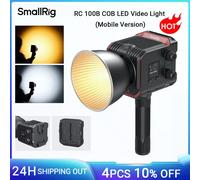 SmallRig RC 100B COB Luce video con manico 100W 2700K-6500K Tipo-C Ricarica rapida con piastra batteria Controllo app per la fotografia