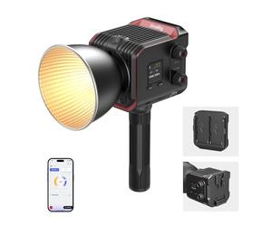 SMALLRIG RC 100B COB Video Light con Maniglia, Luce Video Bicolore 2700K-6500K, Ricarica Rapida Type-C PD, Piastra Batteria Integrata, Controllo App per Fotografia, Versione Mobile - 4894