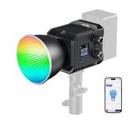 SmallRig RC 100C RGBWW LED Video Light, con App Control, 100W Mini COB Illuminazione Uscita Continua, Handheld Spotlight 2700-10000K/CRI 96+/TLCI 98+/12 Effetti, 11000Lux/1m, Versione Lite Ink Blue