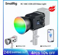 SmallRig RC 100C RGBWW Luce video LED con controllo app 100W Mini COB Illuminazione a uscita continua Faretto portatile per fotografia
