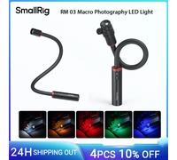 SmallRig RM 03 Luce LED per fotografia macro con diffusore Faretto per interni a 4 foglie, uscita a 5 colori ad alta luminosità per video -5480