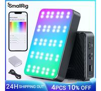 SmallRig RM75 Magnetic Smart LED Light Remote Control Video Light 2500K-8500k 15 effetti di luce RGB Color 4000mAh batteria 3290