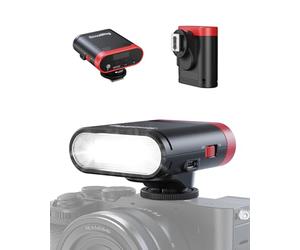 SMALLRIG RS20 Mini Speedlite Flash, fotocamera portatile Flash con batteria da 2000 mAh, 12 flash indice, ricarica USB-C 5374