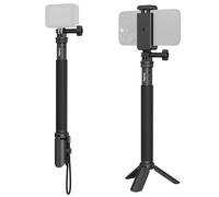 SMALLRIG Selfie Stick for Action Cameras, Extendable 7.8-37.4 inches, with Tripod and Phone Mount Model 5403