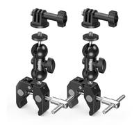 SMALLRIG Set di 2 supporti per fotocamera, doppia testa sferica, per Osmo Pocket 3-5321, per fotocamera Insta360, per Gopro, per Osmo Pocket 3-5321