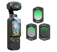 SMALLRIG Set di Filtri ND Magnetici per DJI Osmo Pocket 3, Filtro Multistrato ND8/ ND64/ ND256 e Protezione Schermo, Accessori per Controllo dell'Esposizione Esterna e Protezione delle Lenti - 4774