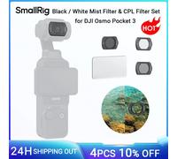 SmallRig Set filtro nebulizzatore nero/bianco e filtro CPL per DJI Osmo Pocket 3, chiusura magnetica, filtro W CPL e protezione schermo -4775
