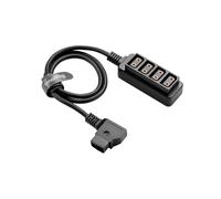 SMALLRIG Splitter D-Tap, Cavo di alimentazione splitter D-Tap a 4 porte, Cavo di ricarica D-Tap adatto per batterie con attacco V, fotocamere mirrorless, monitor, cavo ignifugo 64 cm/25,2 pollici