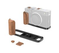 SMALLRIG Staffa L Legno per fuji X-E5 Nero - 5985 | Piastra di montaggio a L con manico in legno per FUJIFILM X-E5, finitura Nero 5985