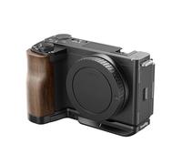 SMALLRIG Staffa L Legno per sony ZV-E10 II QR - 4864 | Piastra a Sgancio Rapido Integrata per Arca, ZV-E10 II L-Shape Plate, Fori da 1/4"-20, Impugnatura per Sony ZV-E10 II