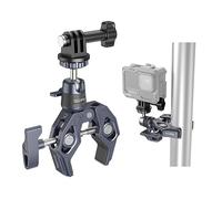 SMALLRIG Super Morsetto con Testa a Sfera Morsetto Braccio Magico Treppiede Morsetto per Monitor da Campo LCD Microfono Flash per Gopro per DJI Action 3 Carico Massimo 3,5 kg (7,7 libbre) - 4102B