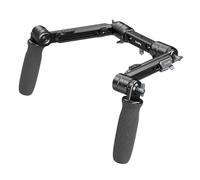 SMALLRIG Supporto a spalla con doppia impugnatura per aste LWS da 15 mm, rotazione One-Touch, supporto a spalla per fotocamera - 5205
