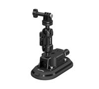 SMALLRIG Supporto a Ventosa per Auto da 3 x 6, con Ventosa e Blocco a Pompa Manuale, Braccio Snodato a Doppia Testa Sferica per GoPro 13/12, per DJI Action 6/5 Pro, per Insta360 X5-5842