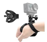 SMALLRIG Supporto da Polso per GoPro Hero 13/12/11/10/9 Nero - 5723 | Per DJI Osmo Nano Action 6/5 Pro/4/3, per Insta360 X5/4/3/Ace Pro 2, AKASO, con base adattatore a sfera
