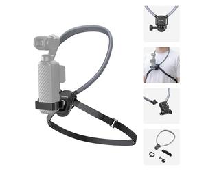 SMALLRIG Supporto Magnetico da Collo con Fascia Toracica, Video POV a Mani Libere, per DJI Osmo Pocket 3/4/OSMO 360/Action 4/5, per GoPro Hero 12/11/10/9, per Insta 360 X5/X4/X3/Ace Pro 2 - 5567