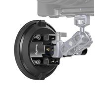 SMALLRIG Supporto per Fotocamera a Ventosa da 4'', Supporto per Auto per Fotocamere/Smartphone su Auto/Superfici Pulite e Lisce, Carico Massimo di 2 kg per Velocità Fino a 80 km/h (50 mph) - 4122B