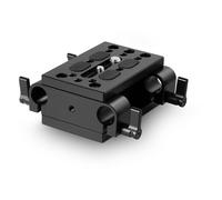 SmallRig Supporto Video Piastra base con doppio morsetto 15mm in alluminio nero