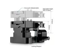 SmallRig 2092 Piastra di base universale del sistema di supporto per binari da 15 mm
