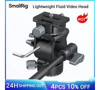 SmallRig testa Video fluida leggera girevole a 360 ° con impugnatura telescopica rimovibile regolabile leggero portatile 3457