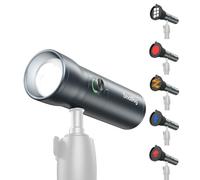 SMALLRIG Torcia Fotografica a LED RGB, Luce Ambientale Modellata in Lega di Alluminio 7500mAh, Luce di Riempimento a 4 Colori con 20 Filtri di Luce Modellati, Perfetta per Foto, RF10C - 4634