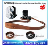 SmallRig Tracolla universale per fotocamera in pelle con O-Ring per SONY per Nikon per fotocamera DSLR Capacità di carico di 10 kg Marrone/Nero