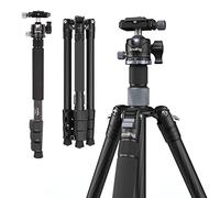 SMALLRIG Treppiede in Fibra di Carbonio con Colonna Centrale, Monopiede Staccabile, Testa a Sfera a 360°, Piastra a Sgancio Rapido, Carico Fino a 26,5 Libbre/12 kg - 4059