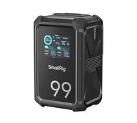 SMALLRIG V Mount Battery X99 99Wh/6800 mAh V Mount Batteria, 100 W di potenza, 2 ore di carica completa, Dual D-TAP, connettori DC, controllo APP, touchscreen da 2,0 pollici, per fotocamera