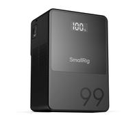 SMALLRIG VB99 Batteria V Mount con Display OLED, 6700 mAh Batteria V Lock Portatile con Porta USB-C/USB-A/D-TAP/DC8V/DC12V/BP, 65W Ricarica Rapida PD Bidirezionale, per Camera/Monitor, Nero - 3580B