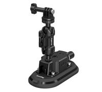 SMALLRIG Ventosa Auto 3x6 Doppia Sfera - 5842 | Braccio Snodato a Doppia Testa Sferica per GoPro 13/12, Ventosa e Blocco a Pompa Manuale, per DJI Action 6/5 Pro