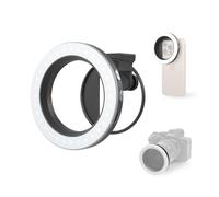 SMALLRIG Vibe P30 67mm Luce LED ad Anello Bicolore CRI ≥90-5203 | Per supporti/custodie/obiettivi telefono 67mm, kit adattatore filtro filettato universale