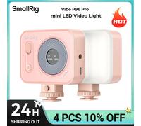 SmallRig Vibe P96 Pro mini LED Video Light Colore rosa nero può scegliere, 1,2 ore di durata della batteria 2500K-6500K