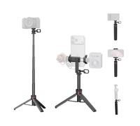 SMALLRIG VT-17 Treppiede da Viaggio Multifunzionale 3 in 1-6479 | per Action Camera/Smartphone/Fotocamera Mirrorless, Treppiede da Tavolo e Selfie Stick Portatile, Moschettone Integrato