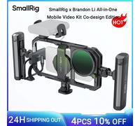 SmallRig x Brandon Li Kit video mobile all-in-one Kit video rigido universale per telefono a sgancio rapido per iPhone per Samsung w Grip 4596