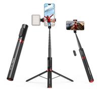 SmallRig x Drex Lee Boom ST30 Lite, asta per selfie regolabile da 31 a 147 cm, supporto per telefono con treppiede, nero